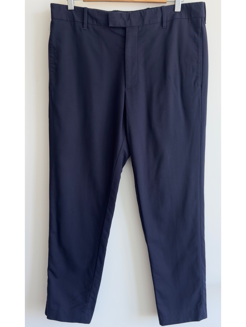 Paul Smith Mens 34 Navy Cotton Chino Pants Made in Italy Straight Leg